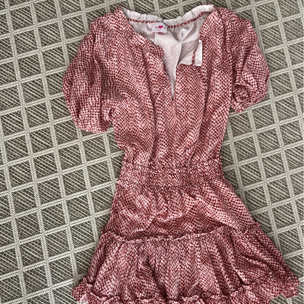 Buddy Love Red and White Patterned Garment